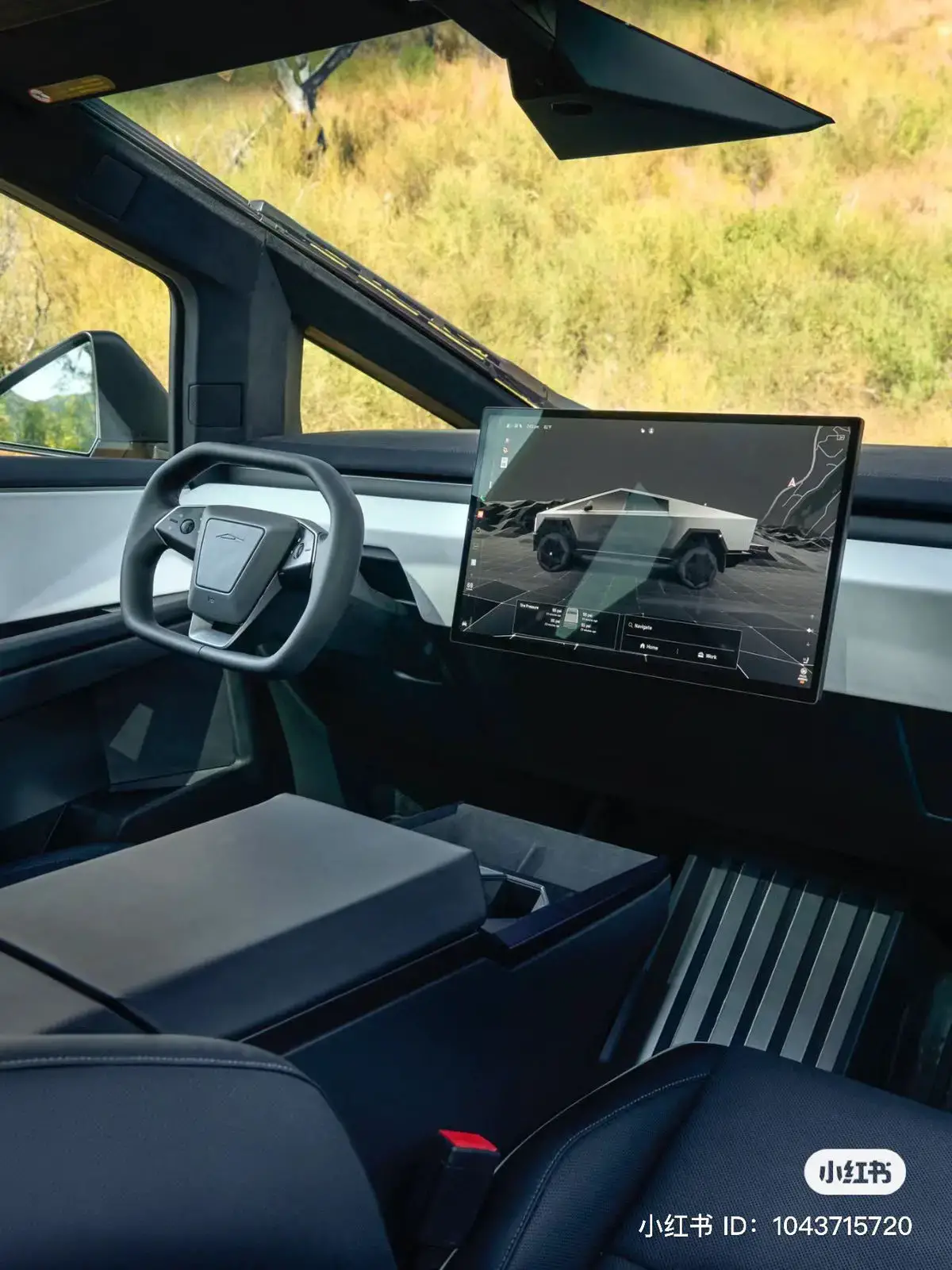 tesla cybertruck interior 2